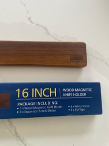 Wood Magnetic Knife Holder 16 Inch