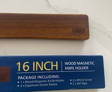Wood Magnetic Knife Holder 16 Inch