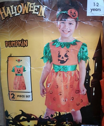Halloween Pumpkin Dress size 1-2