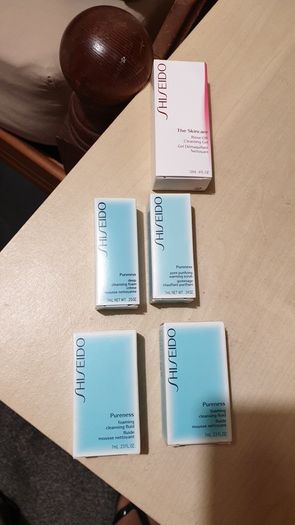 shiseido face facial care wash gel foam scrub fluid