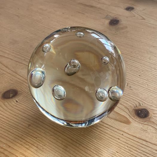 Vintage Crystal paperweight