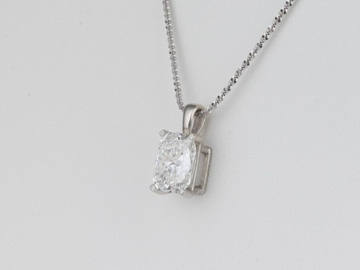 Diamond Cushion Pendant