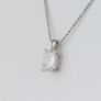 Diamond Cushion Pendant Image 2