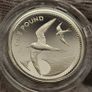 St. Helena Royal Mint Silver Proof 1984 One Pound Piedfort 19 Grams Image 2