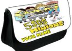 5 Seconds of Summer Minions personalized pencil case Make up bag School Birthday Gift Boys Girls with your own name on it! / back to school stationery