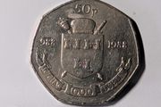 Dublin Millennium 50 pence