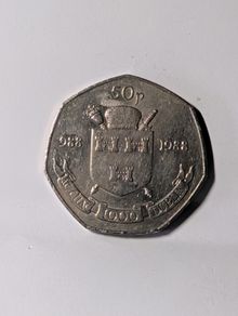 Dublin Millennium 50 pence