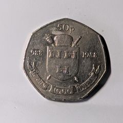 Dublin Millennium 50 pence
