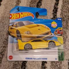 Hot Wheels - Yellow Ferrari F40 Competizione