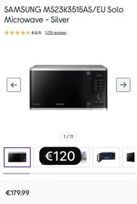 microwave Samsung ceramic