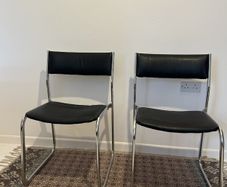 Pair of Vintage 1970s Cantilever Dining Chairs