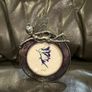 The Enameled Metal Fairy Round Photo Picture Frame. Image 3
