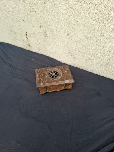 Antique wood box postage possible