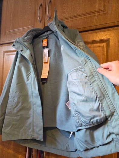 Timberland Women's Benton 3-in-1 Rain Anorak-Sage Green