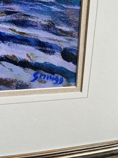 Beautiful Original Landscape Painting Professionally Framed - Ready to Hang