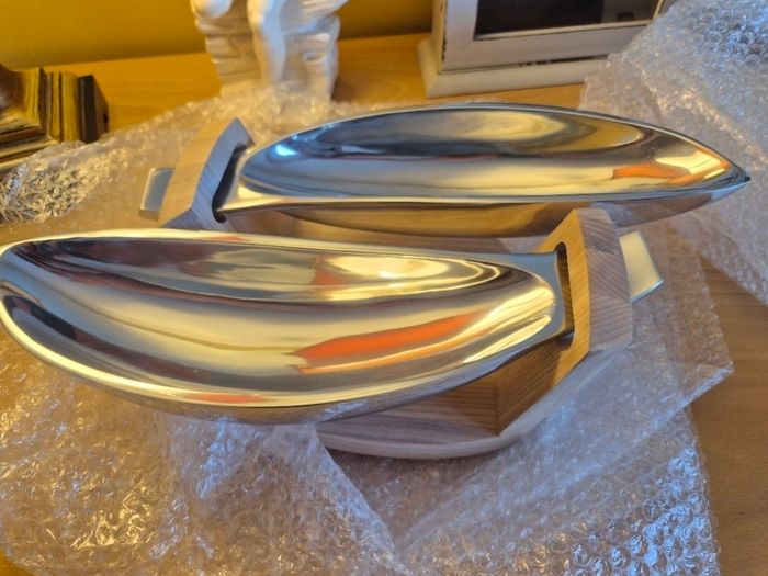 Vintage Dansk Torq Chip & Dip Set - NEW IN BOX, AV