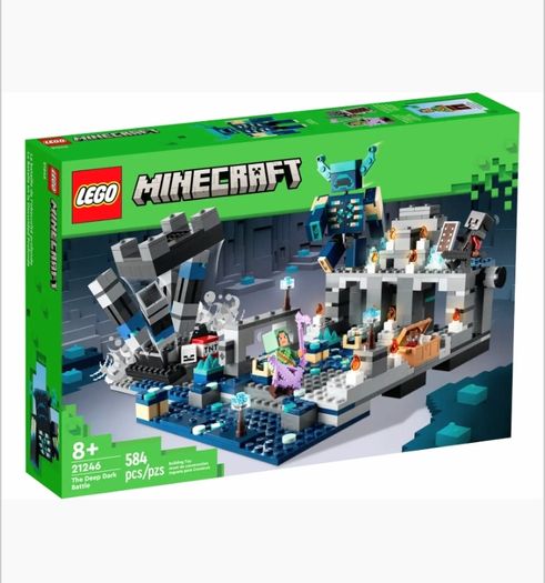 Retired Lego Minecraft 21246 The Deep Dark Battle
