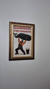 Vintage Guinness Reproduction Framed Print  A3 Size