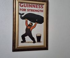 Vintage Guinness Reproduction Framed Print  A3 Size