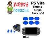 PS Vita 1000 2000 Silicone Analog Thumb Stick Grips Caps Blue PSP Blue