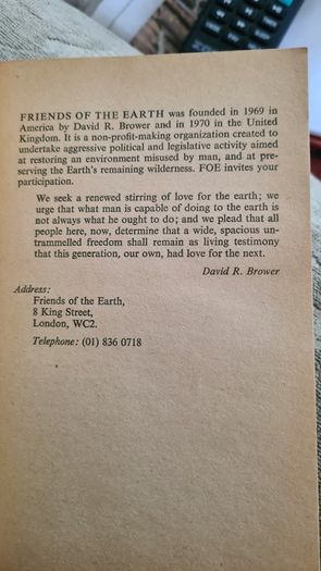 The Population Bomb. By Dr Paul R. Ehrlich 1971