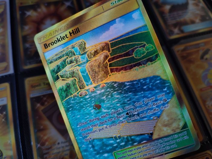 Brooklet Hill ! Secret Rare ! from Hidden Fates Set ! 2019 ! Pokemon Card !