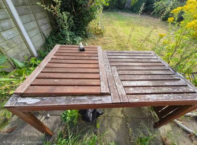 Ikea Applaro Table, 2 chairs and bench
