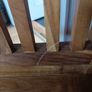 Vintage Solid Teak "Kartini" Storage Chair / Hallway Monk's Bencheast Asian "Kartini" design. Image 6
