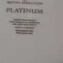 royal doulton platinum Image 2