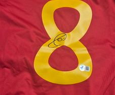 Xavi signed spain shirt