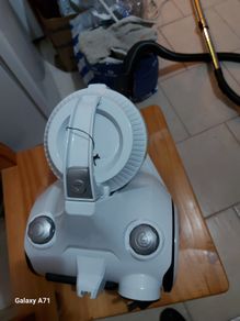 BUSH Bagless Cylinder Vacuum Cleaner, Model VCS35B15K0D-70, white, powerful suction