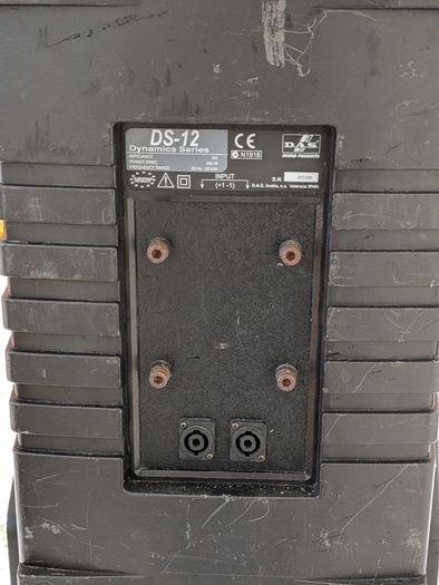 D.A.S. Audio PA Speakers (Set of 2 speakers with stands))