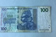 Banknote- Zimbabwe 100 Dollars