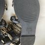 River Island Black & Gold Metallic Woven Gladiator Sandals (UK 5 / EUR 38) Image 6