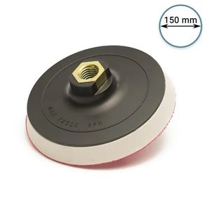 Glass Polish 12651  150 mm ( 6") Rotary buffing backing pad M14 - Hard