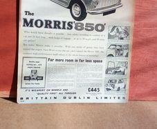 Morris Mini 1959 Reproduction Ireland poster, Irish Memorabilia