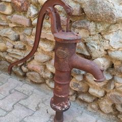 vintage water pump