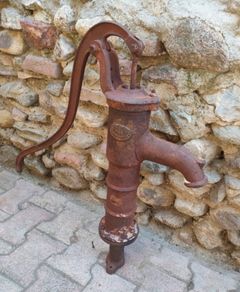 vintage water pump