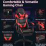 Gaming chair with footrest Image 2