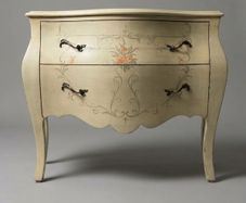 Vintage Venetian-Style Painted Chest of Drawers