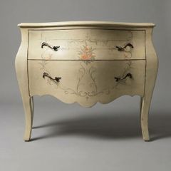 Vintage Venetian-Style Painted Chest of Drawers
