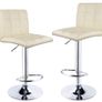 Modern Bar Stools Leatherette Image 4