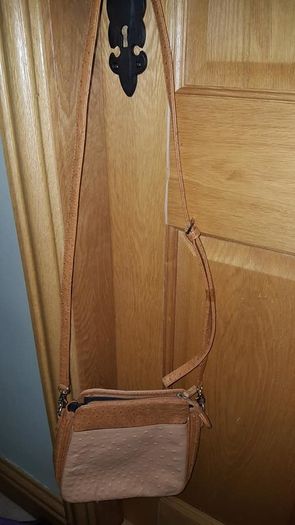 Ostrich leather bag