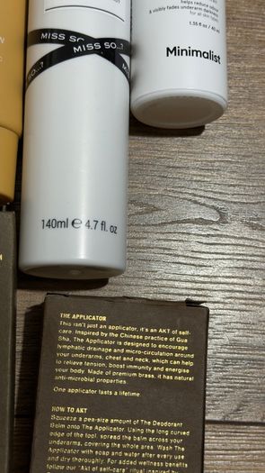 Mixture of skincare, body care new