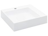 Wash Basin 50x50x12.3 cm Mineral Cast/Marble Cast White