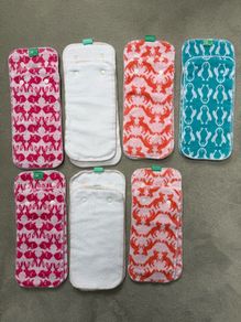 TotsBots PeeNut Bamboo 3 in 1 Nappy Pads 7 Sets