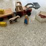 Melissa & Doug Wooden Farm Tractor Set - Kids Toy - Age 3+ Image 2