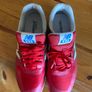 Red Cloth Nylon New Balance Runners Image 4