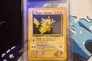 Getgraded gym heroes pikachu nm 8
