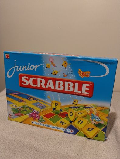 Junior Scrabble Classic 2 In 1 Board Game